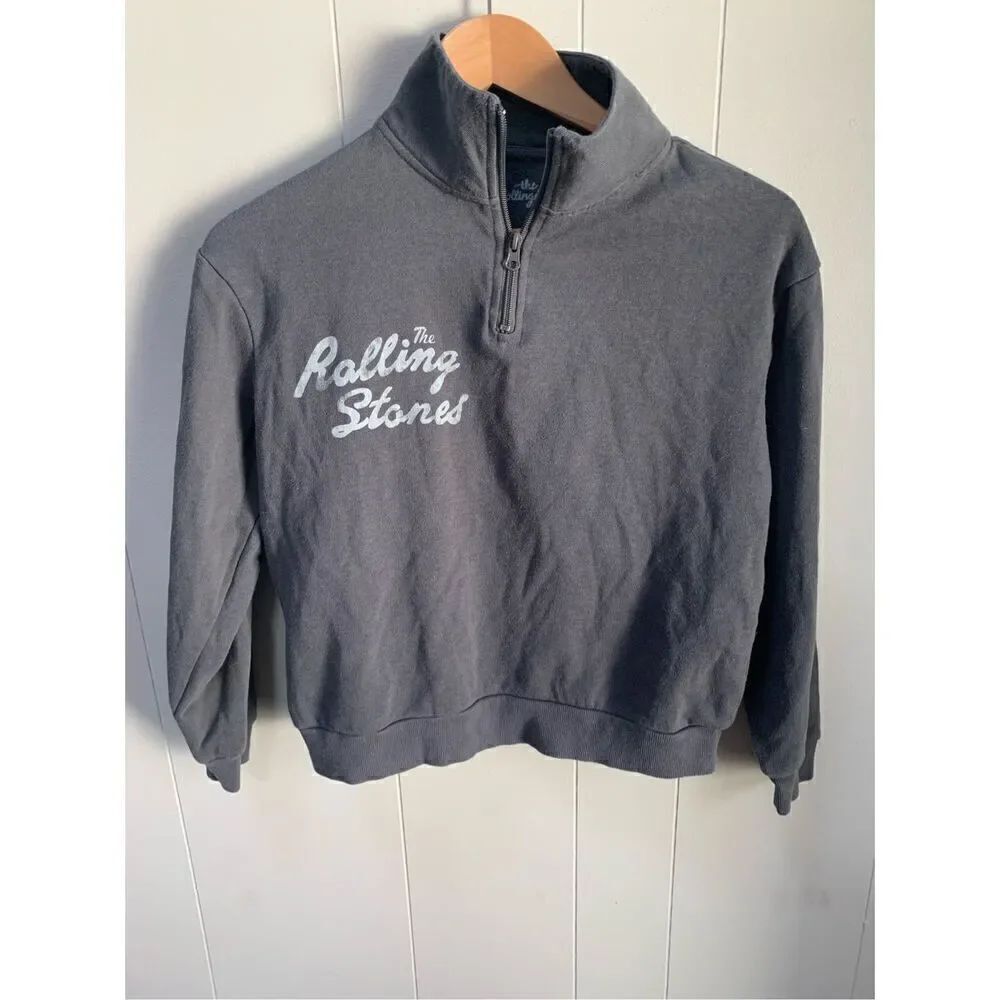 The Rolling Stones Women’s  1/4 zip Sweater XS